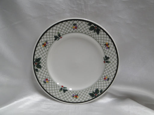 Mikasa Christmas Story, Tree, Lattice: Bread Plate (s), 6 3/4"