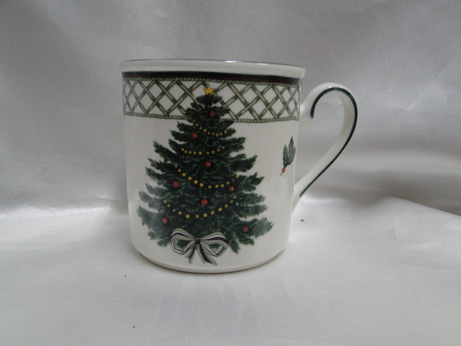 Mikasa Christmas Story, Tree, Lattice: Cup & Saucer Set (s), 3 3/8" Tall