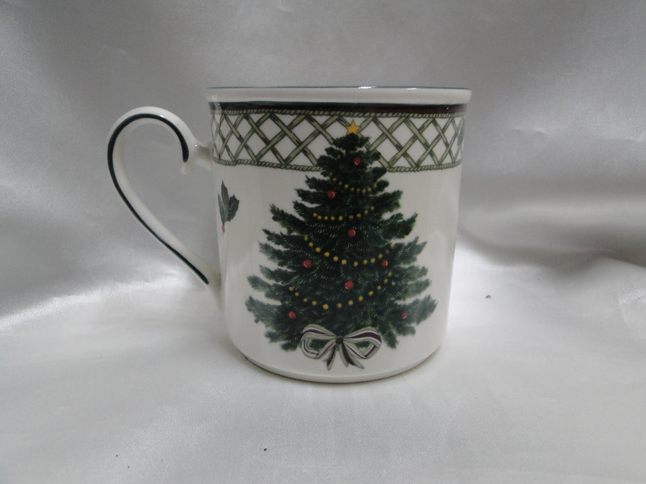 Mikasa Christmas Story, Tree, Lattice: Cup & Saucer Set (s), 3 3/8" Tall