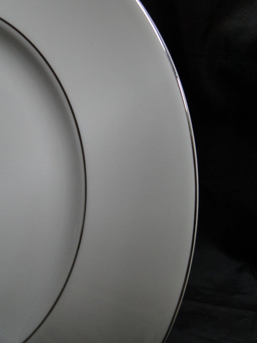 Wedgwood Signet Platinum, White w/ Platinum Trim: Dinner Plate (s), 10 3/4"