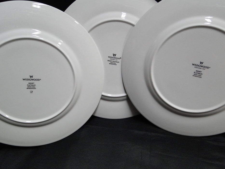 Wedgwood Signet Platinum, White w/ Platinum Trim: Dinner Plate (s), 10 3/4"