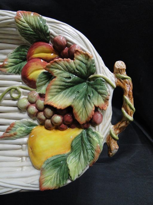 Fitz & Floyd Country Gourmet: Serving Platter w/ Handles, 20 1/4" x 10"