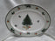 Mikasa Christmas Story, Tree, Lattice: Oval Serving Platter, 13 3/4" x 10 1/4"