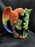 Fitz & Floyd Jungle Parrot, Multicolored Parrots: Serving Pitcher, 8 1/4" Tall
