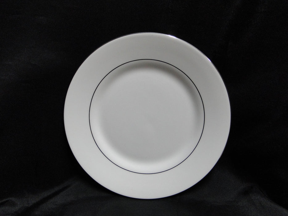 Wedgwood Signet Platinum, White w/ Platinum Trim: Salad Plate (s), 8 1/8"