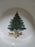 Mikasa Christmas Story, Tree, Lattice: Soufflé, 8" x 3 5/8", Crazing