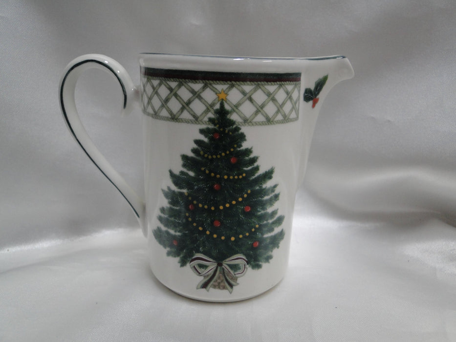 Mikasa Christmas Story, Tree, Lattice: Creamer / Cream Pitcher, 3 7/8" Tall