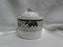 Mikasa Christmas Story, Tree, Lattice: Sugar Bowl & Lid, 4 1/8" Tall