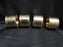 Hammered Brass, India: Set of Four Napkin Rings, 1 3/4"D x 1 1/4" Wide
