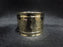 Hammered Brass, India: Set of Four Napkin Rings, 1 3/4"D x 1 1/4" Wide