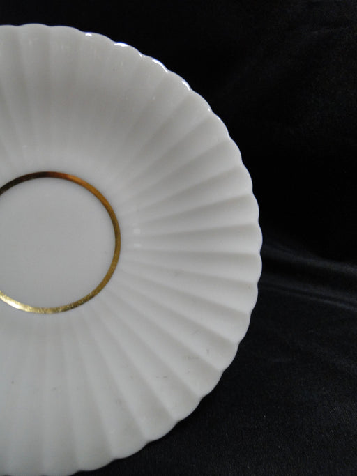 Lenox Cretan, Ivory w/ Gold Greek Key: 4 7/8" Demitasse Saucer Only, No Cup