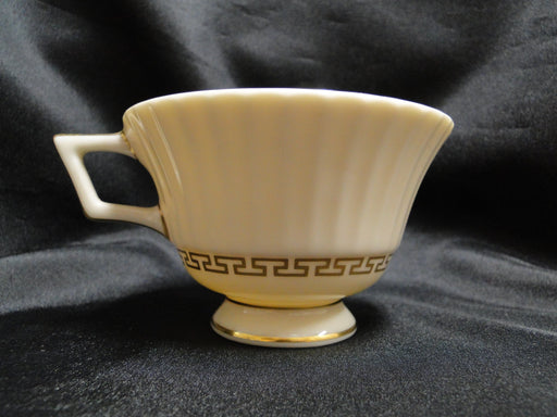 Lenox Cretan, Ivory w/ Gold Greek Key: 2 1/2" Cup Only, No Saucer