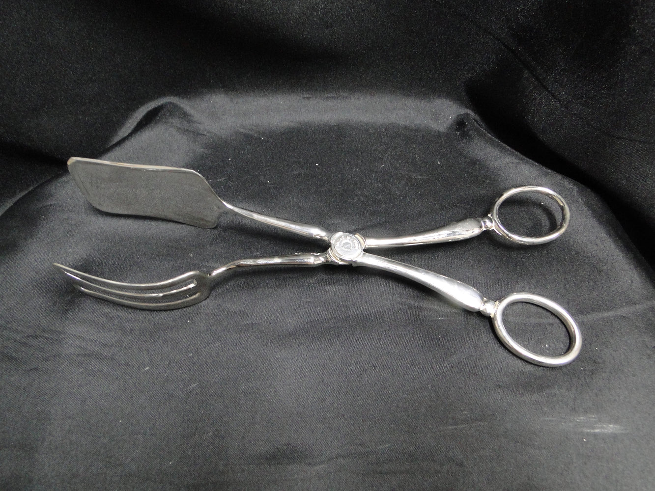 China Silverplate: Pastry Tongs, 10 1/4" Long