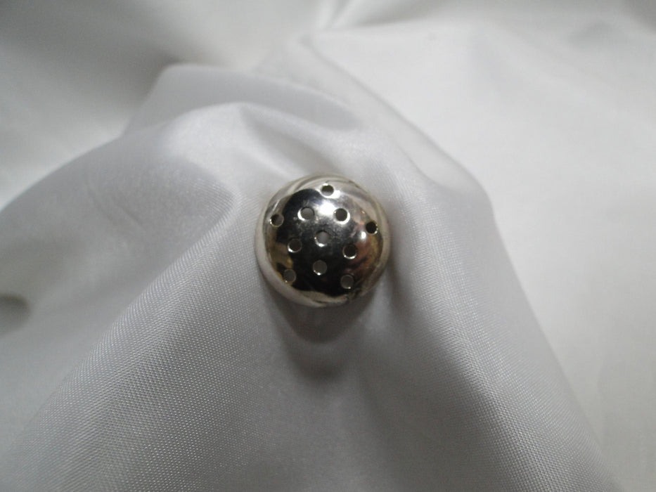 FB Rogers Cobalt Glass w/ Silverplate: Salt OR Pepper Shaker, 2 5/8", 11 Hole