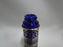 FB Rogers Cobalt Glass w/ Silverplate: Salt OR Pepper Shaker, 2 5/8", 11 Hole