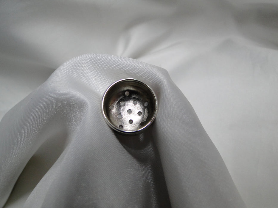 FB Rogers Cobalt Glass w/ Silverplate: Salt OR Pepper Shaker, 2 5/8", 11 Hole