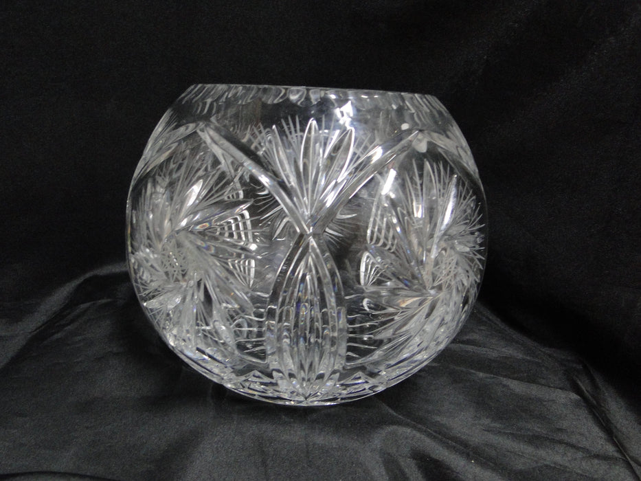 Crystal Clear Industries Monica Pinwheel: Rose Bowl, 7" x 6 1/4" Tall, Sticker