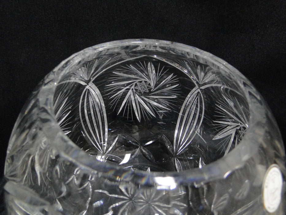 Crystal Clear Industries Monica Pinwheel: Rose Bowl, 7" x 6 1/4" Tall, Sticker
