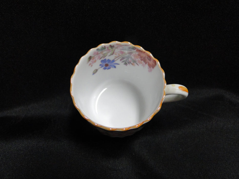 Spode Chelsea Garden, Multicolored Florals: Demitasse Cup & Saucer Set, 2 1/8"