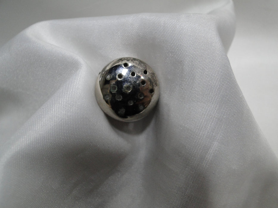 FB Rogers Cobalt Glass w/ Silverplate: Salt OR Pepper Shaker 2 5/8", 15 H, As Is