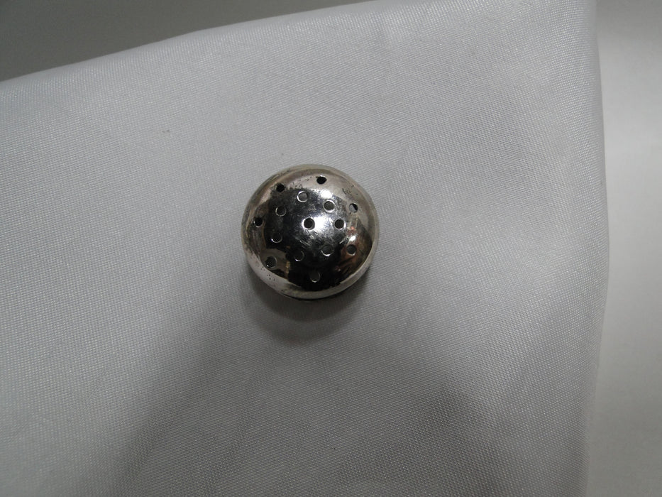 FB Rogers Cobalt Glass w/ Silverplate: Salt OR Pepper Shaker 2 5/8", 15 H, As Is