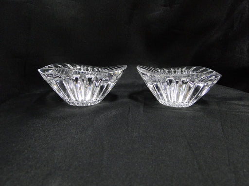 Faberge Imperial Soleil, Clear: Pair Oblong Votives, 4" x 1 3/4" Tall, Box
