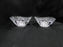 Faberge Imperial Soleil, Clear: Pair Oblong Votives, 4" x 1 3/4" Tall, Box