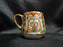 Nippon Raised Gold, Geometric Design: Demitasse Cup & Saucer Set, 2 1/8"