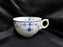 Furnivals Denmark Blue: 2 1/2" Cup (s) Only, Full Rib, No Saucer, Crazing