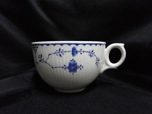 Furnivals Denmark Blue: 2 1/2" Cup (s) Only, Full Rib, No Saucer, Crazing
