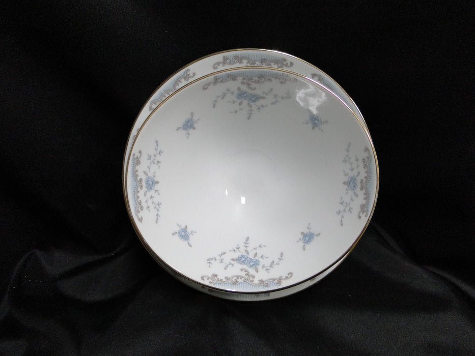 Imperial Seville, Blue Roses, Gray Scrolls, Gold Trim: Gravy Boat w/ Underplate