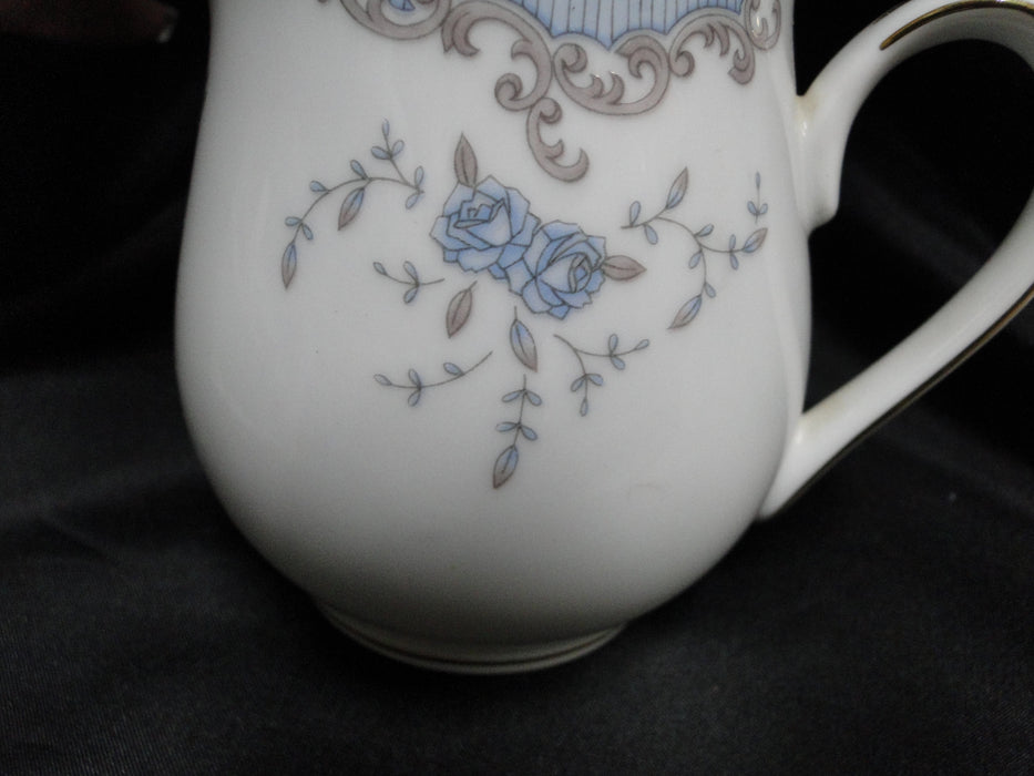 Imperial Seville, Blue Roses, Gray Scrolls, Gold Trim: Creamer, 3 3/4"