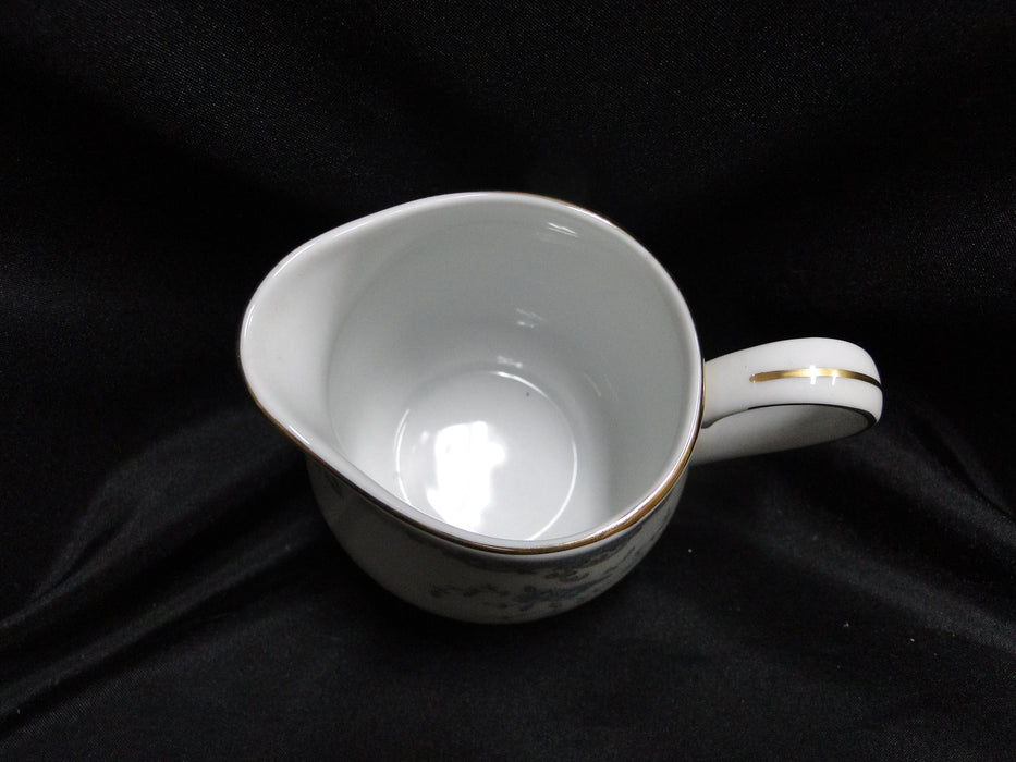 Imperial Seville, Blue Roses, Gray Scrolls, Gold Trim: Creamer, 3 3/4"