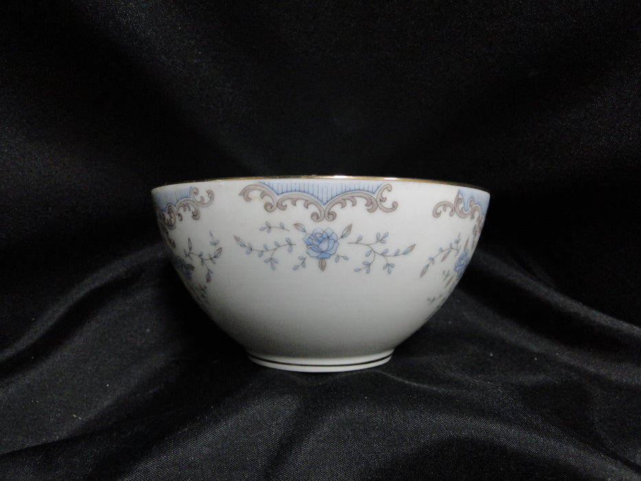 Imperial Seville, Blue Roses, Gray Scrolls, Gold Trim: Sugar Bowl & Lid, 4",