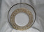 Acopa Clear Lead Free Glass w/ Gold Trim: Pair (2) of New Charger Plates, 13"