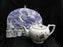 Blue Birds, Florals & Stripes: New Handmade Teapot Cozy, 13"