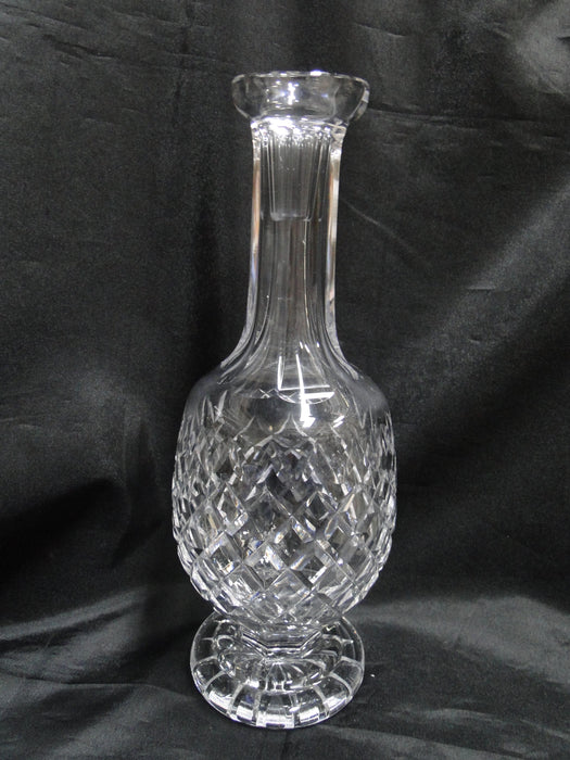 Waterford Crystal Powerscourt: Decanter & Chipped Stopper, 15" Tall, As Is