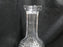 Waterford Crystal Powerscourt: Decanter & Chipped Stopper, 15" Tall, As Is