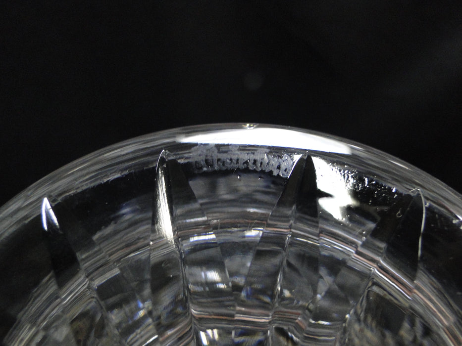 Waterford Crystal Powerscourt: Decanter & Chipped Stopper, 15" Tall, As Is