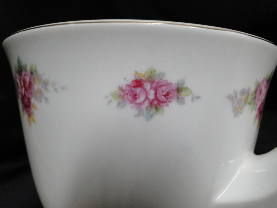 Noritake N2901, Royal Crockery, Pink Roses: Teapot & Lid, 6 1/2" Tall