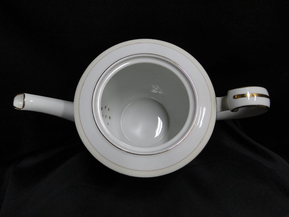 Noritake N2901, Royal Crockery, Pink Roses: Teapot & Lid, 6 1/2" Tall