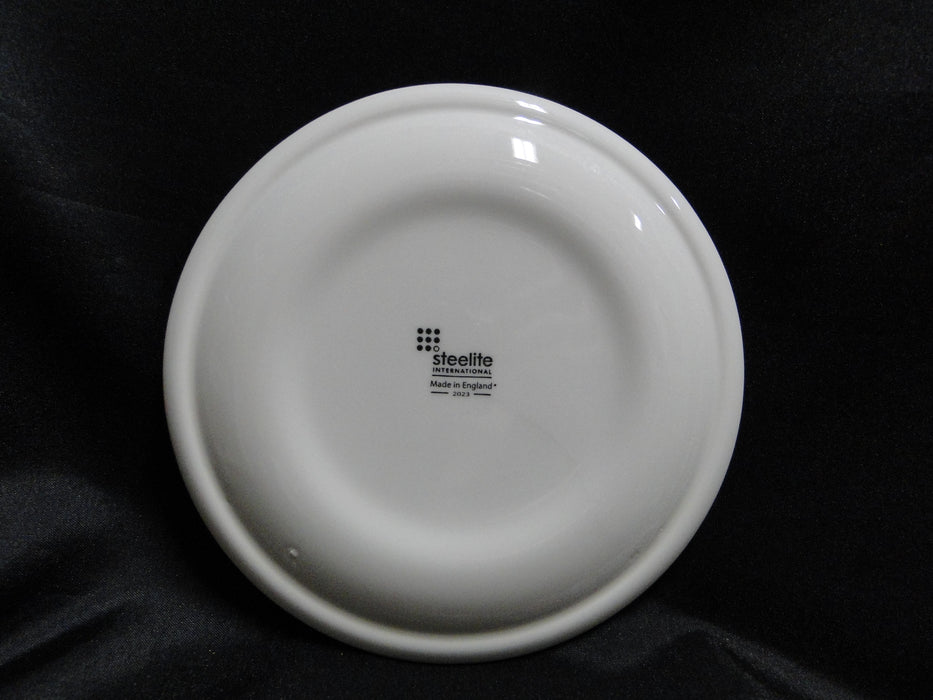 Steelite Craft, England: NEW White Coupe Bread Plate (s), 6"
