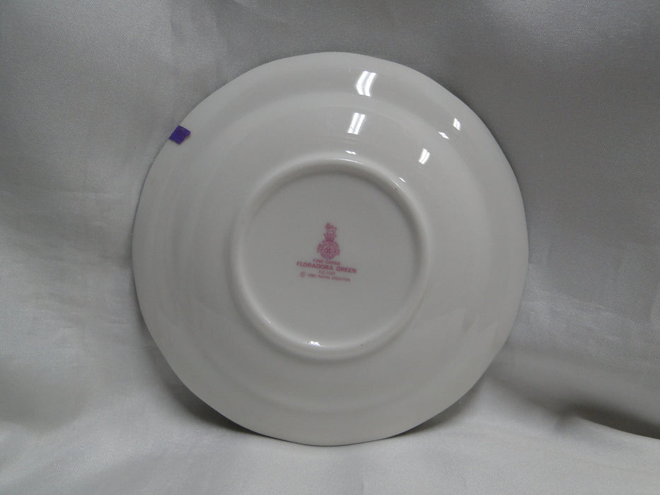 Royal Doulton Floradora Green, Florals, Green Trim: 5 3/4" Saucer Only, As Is