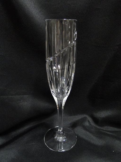 Mikasa Uptown, Vertical & Swirl Cuts: Champagne Flute (s), 9 3/8" Tall