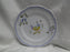 Longchamp Perouges, Light Blue w/ Bird & Flowers: Salad Plate, 7 1/2", Crazing