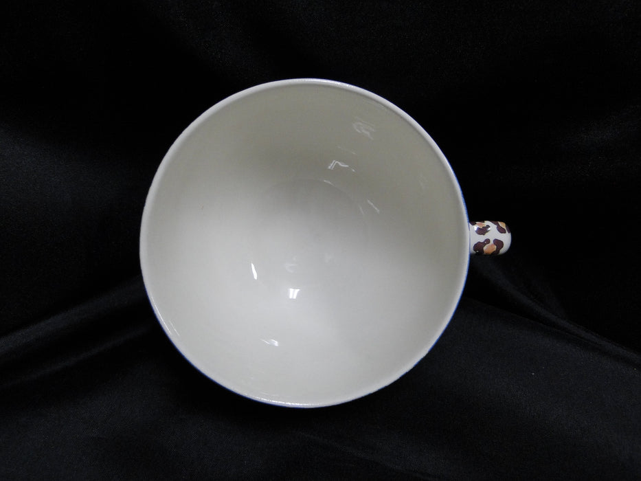 Faiencerie de Gien Savane, Wild Animals: Breakfast Cup & Saucer Set, 2 3/4"