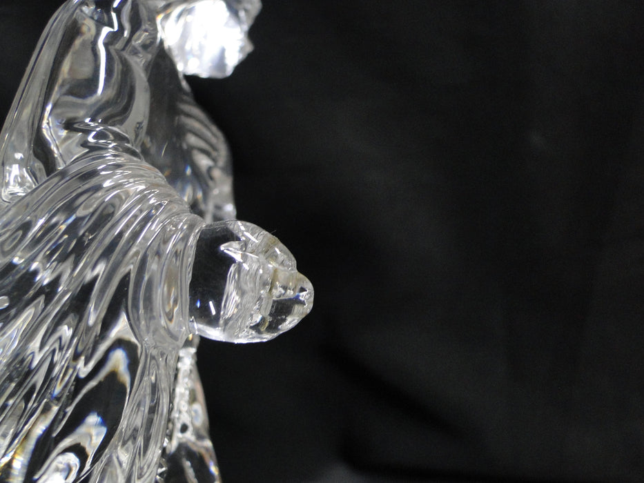 Waterford Crystal Millennium Nativity: Joseph, Missing Staff, 7 1/4" Tall
