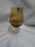 Sasaki Coronation Amber, Clear Twisted Stem: Iced Tea, 6 1/8" Tall, As Is