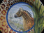 Faiencerie de Gien Savane, Wild Animals: Bread / Canape Plate (s), 6 1/2"