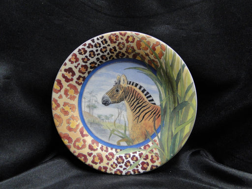 Faiencerie de Gien Savane, Wild Animals: Bread / Canape Plate, 6 1/2", Crazing